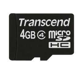 Transcend TS4GUSDC4 memoria flash 4 GB MicroSDHC