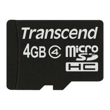 Transcend TS4GUSDC4 memoria flash 4 GB MicroSDHC