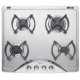 Whirlpool AKM520/IX piano cottura Bianco Da incasso Gas 2