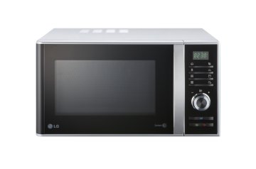 LG MH6382BTS forno a microonde Nero, Argento 23 L 1000 W