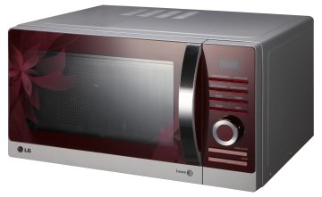 LG MH6883ATF forno a microonde Superficie piana 28 L 900 W Grigio, Rosso