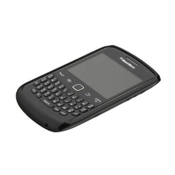 BlackBerry Curve 9370/60/50 Soft Shell custodia per cellulare Cover Nero, Trasparente