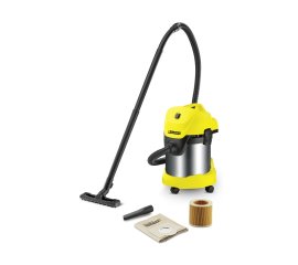 Kärcher WD 3 Premium 17 L Aspiratore a cilindro Secco e bagnato 1000 W Senza sacchetto