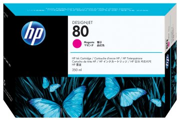 HP Cartuccia inchiostro magenta DesignJet 80, 350 ml
