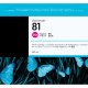 HP Cartuccia inchiostro dye magenta 81, 680 ml 2