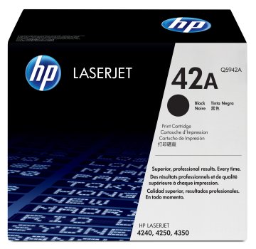 HP Confezione da 2 cartucce originali di Toner nero ad alta capacità LaserJet 42X