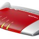 FRITZ!Box 7490 International router wireless Gigabit Ethernet Dual-band (2.4 GHz/5 GHz) Rosso, Argento 2