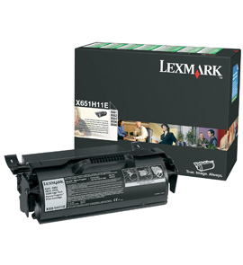 Lexmark X65x High Yield Return Program Print Cartridge cartuccia toner Originale Nero