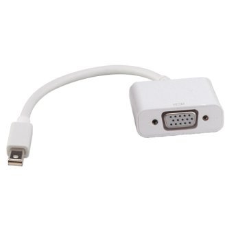 ROLINE Mini DisplayPort-VGA Adapter, Mini DP M - VGA F bianco Bianco