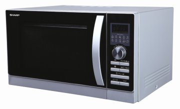 Sharp Home Appliances R-842INW forno a microonde Superficie piana Microonde combinato 25 L 900 W Stainless steel