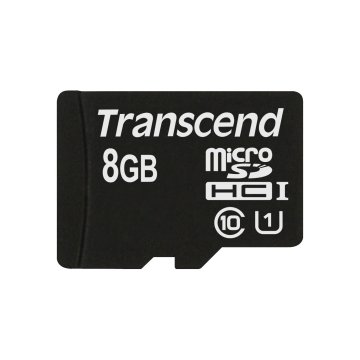 Transcend 8GB microSDHC Class 10 UHS-I MLC Classe 10