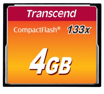 Transcend TS4GCF133 memoria flash 4 GB CompactFlash MLC