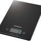 Kenwood DS400 Nero Superficie piana Rettangolo Bilancia da cucina elettronica 2