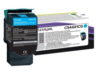 Lexmark Cartuccia Toner Return Program Ciano altissima resa per C544, X544 - 4k pag.