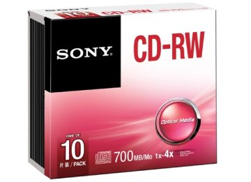 Sony 10CRW80SS CD vergine CD-RW 700 MB 10 pz