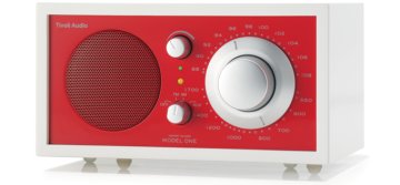 Tivoli Audio Model One Portatile Analogico Rosso, Bianco