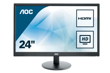 AOC 70 Series E2470SWHE LED display 61 cm (24") 1920 x 1080 Pixel Full HD LCD Nero