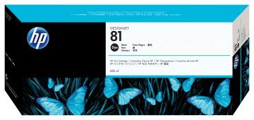 HP Cartuccia inchiostro dye nero 81, 680 ml