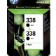 HP 338 cartuccia d'inchiostro 2 pz Originale Resa elevata (XL) Nero 2