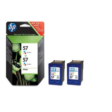 HP C9503AE cartuccia d'inchiostro 2 pz Originale Resa elevata (XL) Ciano, Magenta, Giallo