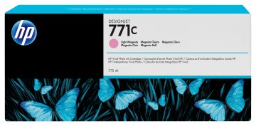 HP Cartuccia inchiostro magenta chiaro DesignJet 771C, 775 ml