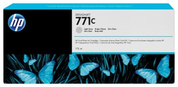 HP Cartuccia inchiostro grigio chiaro DesignJet 771C, 775 ml