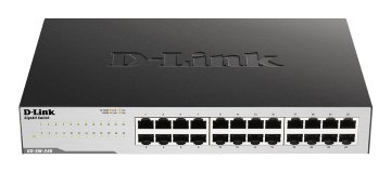 D-Link GO-SW-24G Non gestito L2 Gigabit Ethernet (10/100/1000) 1U Nero
