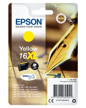 Epson Pen and crossword Cartuccia Penna e cruciverba Giallo Inchiostri DURABrite Ultra 16XL