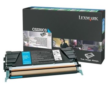 Lexmark C5220CS cartuccia toner 1 pz Originale Ciano