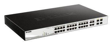 D-Link DGS-1210-24P switch di rete Gestito L2 Gigabit Ethernet (10/100/1000) Supporto Power over Ethernet (PoE) Nero