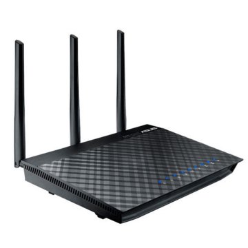 ASUS RT-AC66U router wireless Gigabit Ethernet Dual-band (2.4 GHz/5 GHz) Nero