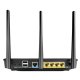 ASUS RT-AC66U router wireless Gigabit Ethernet Dual-band (2.4 GHz/5 GHz) Nero 3