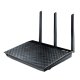 ASUS RT-AC66U router wireless Gigabit Ethernet Dual-band (2.4 GHz/5 GHz) Nero 9