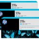 HP Confezione da 3 cartucce di inchiostro ciano chiaro DesignJet 771C, 775 ml 2