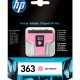 HP 363 lys magenta printerpatron med Vivera blæk cartuccia d'inchiostro 1 pz Originale Resa standard Magenta chiaro 2