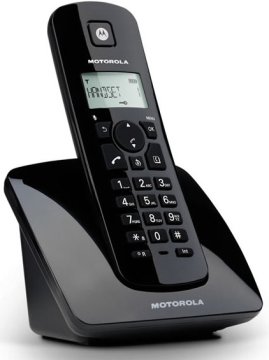 Motorola C401E telefono Telefono DECT Identificatore di chiamata Nero