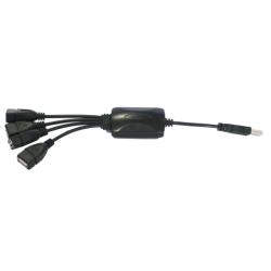 Nilox 4 x USB 2.0 480 Mbit/s Nero