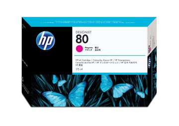 HP 80 175-ml Magenta DesignJet Ink Cartridge cartuccia d'inchiostro 1 pz Originale