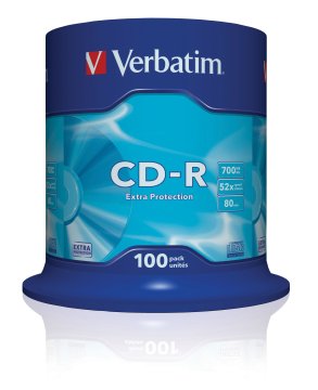 Verbatim CD-R Extra Protection 700 MB 52x 100 pz