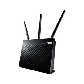 ASUS RT-AC68U router wireless Gigabit Ethernet Dual-band (2.4 GHz/5 GHz) Nero