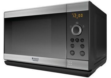 Hotpoint MWHA 23223 X forno a microonde Superficie piana 23 L 1800 W Nero, Stainless steel