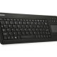 Hamlet Wireless Smart TV Keyboard mini tastiera wireless Rf 2.4 Ghz con touchpad 2