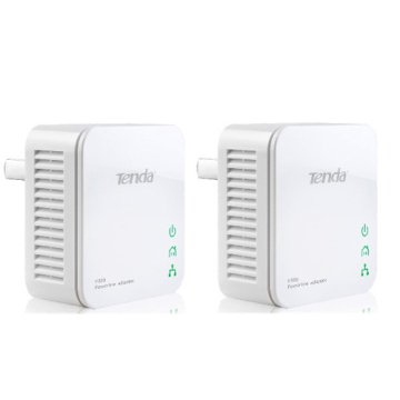 Tenda P200 Twin Pack 200 Mbit/s Collegamento ethernet LAN Bianco 2 pz