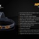 Fenix HP01 torcia Nero, Giallo Torcia a fascia LED 10