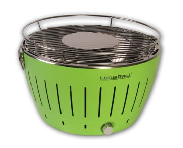 LotusGrill G-GR-34 barbecue per l'aperto e bistecchiera Grill Kettle Carbone (combustibile) Verde