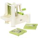 Lurch Spirali affettatrice Manuale Crema, Verde Plastica, Acciaio inossidabile 2