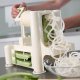 Lurch Spirali affettatrice Manuale Crema, Verde Plastica, Acciaio inox 5