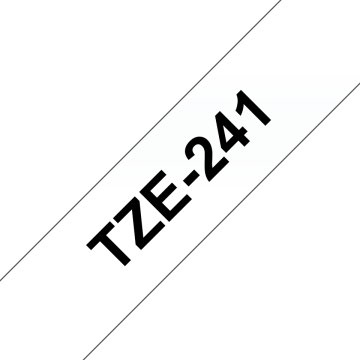 Brother TZe241 nastro per etichettatrice Nero su bianco TZe
