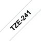 Brother TZe241 nastro per etichettatrice Nero su bianco TZe 2
