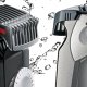 BaByliss E890E rasoio elettrico Trimmer Nero, Grigio, Rosso 5